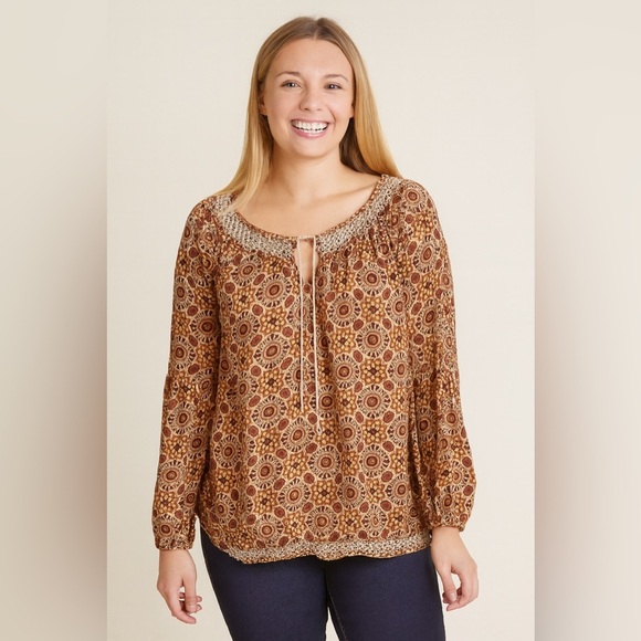 Bohemian Top from John Robshaw for Lucky Size Small​​​ - Picture 1 of 9